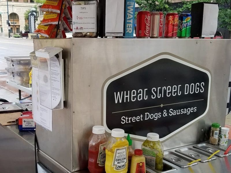 Stop by the plaza for Wheat Street Dogs food truck from 11 a.m. to 1 p.m. today.