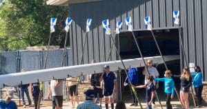 A group of former Wichita State rowers helped raise money, plan and organize construction of the Riverside Rowing Center Boathouse at Riverside Park on the Little Arkansas River.