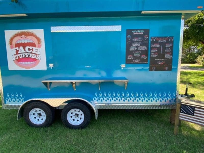 Photo featuring Face Stuffers Food Wagon at Wichita State University.