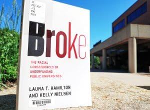Image of physical copy of the book "Broke."