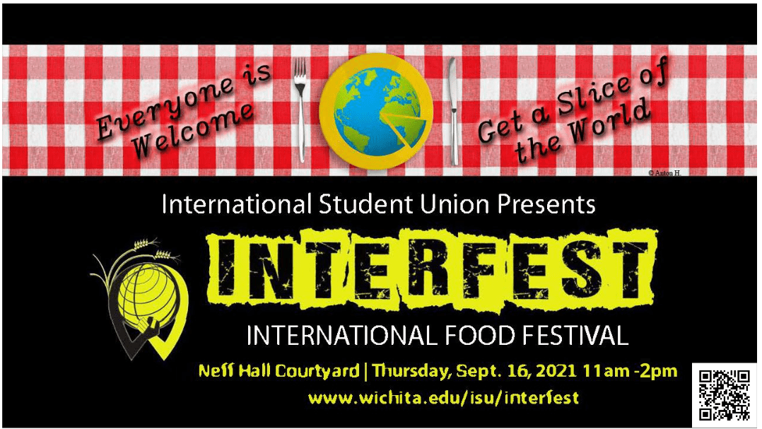 The InterFest is to be held on Thursday September the 16th 2021 from 11am-2pm in the Neff Hall Courtyard. Registrations close at midnight on September 2nd ,2021. Sign up, cook your ethnic food, sell them, make new friends and most importantly, enjoy a slice of the world1
