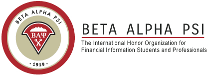 The Barton School’s Epsilon Tau Chapter of Beta Alpha Psi Logo.