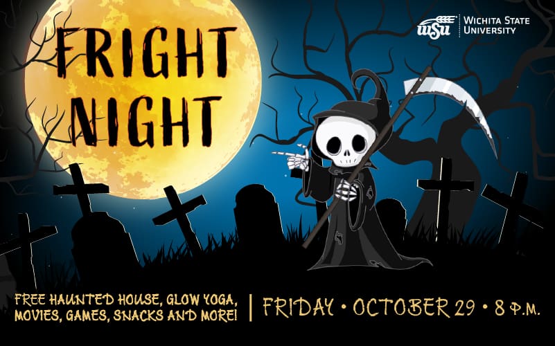 Fright Night Free haunted house, glow yoga, movies, games, snacks and more! | Friday, October 29, 8 p.m.
