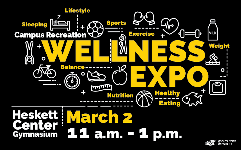Sleeping lifestyle sports Campus Recreation Exercise Wellness Expo Weight Balance Nutrition Healthy Eating Hesekett Center Gymnasium March 2 11 a.m.-1 p.m.