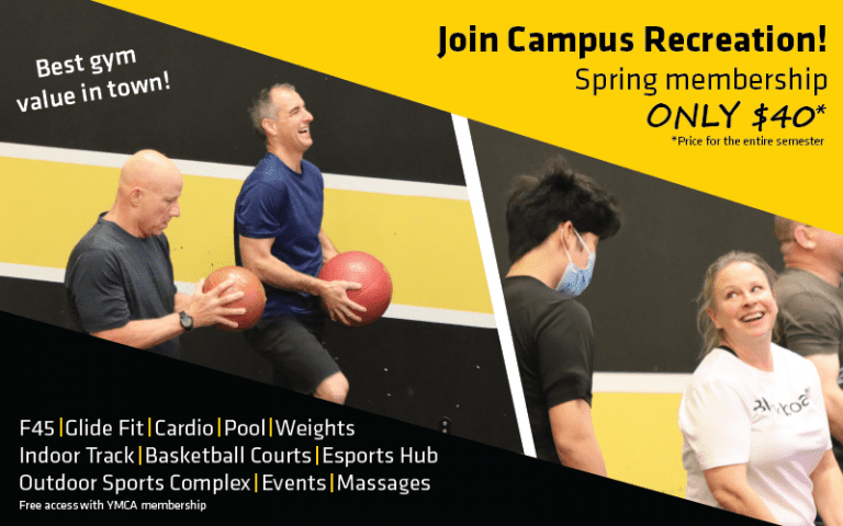 Join Campus Recreation for $40 – WSU News