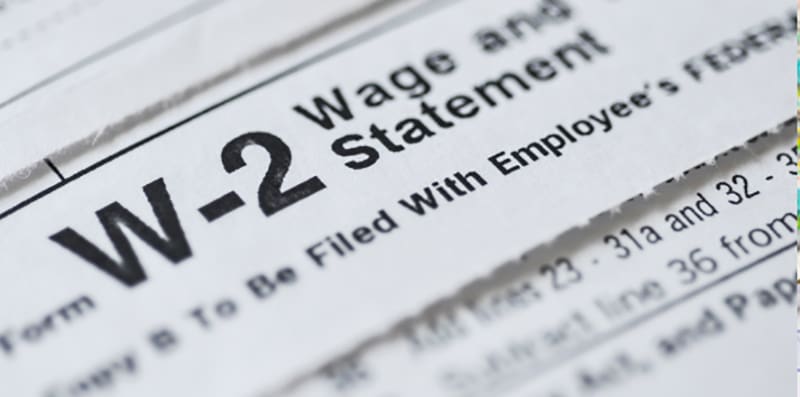Form W-2 Wage and Statement Copy B to be filled out with Employees Federal.