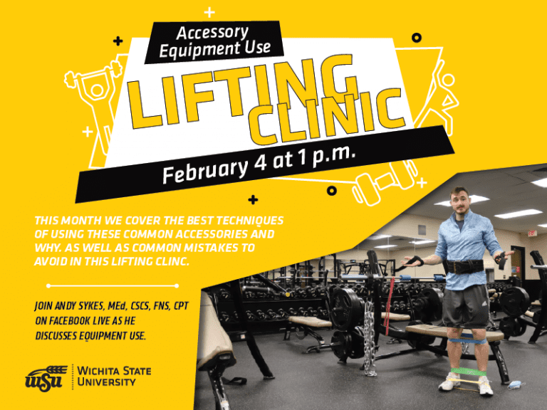 Learn about accessory equipment use at Lifting Clinic today WSU News