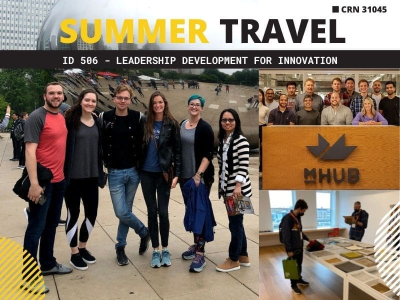 Summer Travel - ID 506 - Leadership Development for Innovation, COURSE CRN 31045