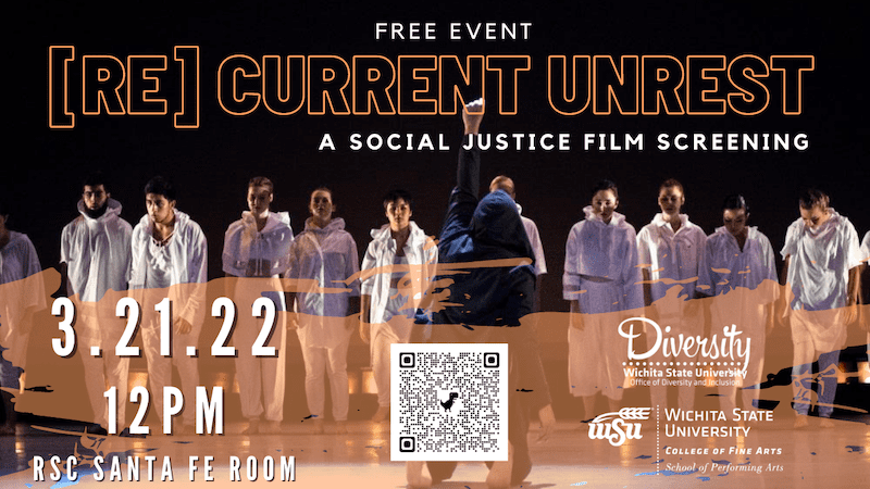 Free event. [Re]Current Unrest - A Social Justice Film Screening; 3-21-22 @ 12pm in the RSC Santa Fe room. Sponsored by ODI & SPA