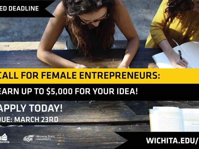 Women for Women Innovation Fund. Providing recipients a boost to “shock the world.” Apply today! Due: March 10. Wichita.edu/w4w .