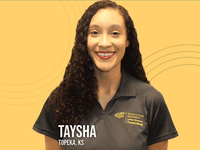 The Heskett Centers newly hired massage therapist, Taysha Cay