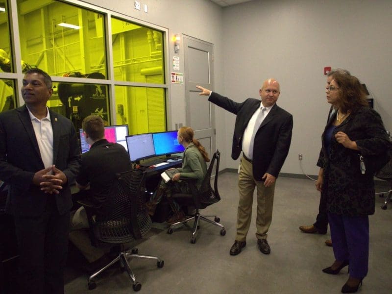 Picture of U.S. Assistant Secretary of Commerce for Economic Development (EDA) Alejandra Y. Castillo visited Wichita State University’s National Institute for Aviation Research.