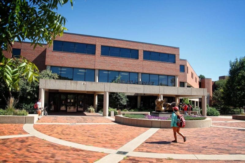 Image of exterior of Wichita State Campus.