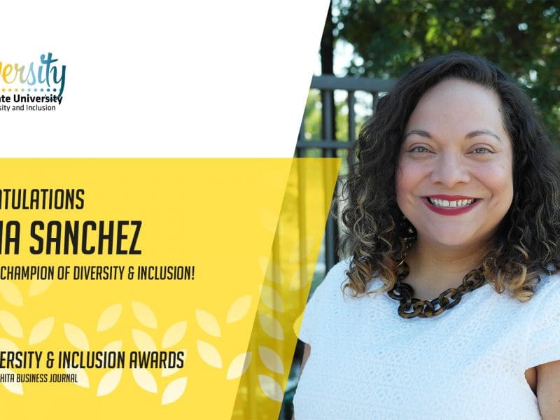 Congratulations Alicia Sanchez on being a champion of diversity & inclusion! 2022 Diversity & Inclusion Awards presented by Wichita Business Journal