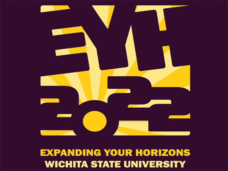 Image featuring silhouette of word Expanding Your Horizons Wichita State University powered by Techbridge Girls.