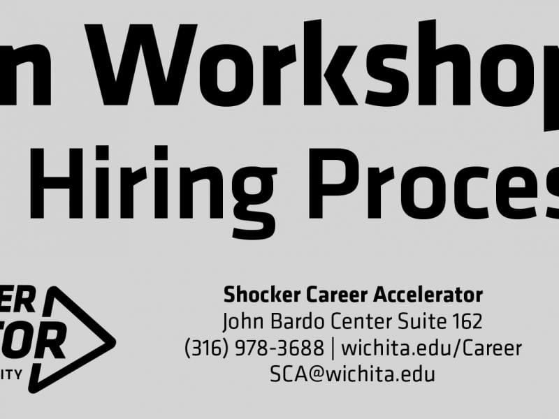 Hack the Hiring Process with LinkedIn Shocker Career Accelerator (316) 978 - 3688, SCA@wichita.edu, John Bardo Center Suite 162