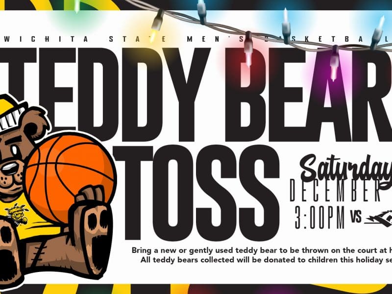 The 2nd Annual Teddy Bear Toss is this Saturday, Dec. 10th at 3pm at the WSU Men's Basketball Game vs Longwood. Bring a new or gently used stuffed animal to throw onto the court at halftime. All teddy bears collected will be donated to local children this holiday season.