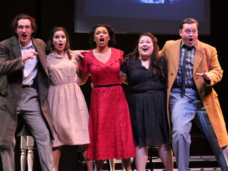 Photo of students of Wichita State University's Opera Theatre