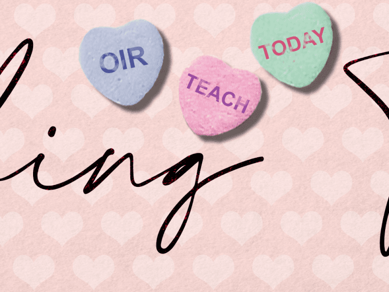 Teaching Today with candy hearts