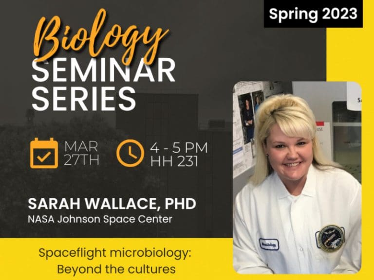 Biology seminar series continues with Dr. Sarah Wallace WSU News