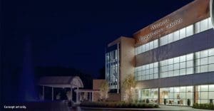 Mockup photo of the upcoming Wichita Biomedical Campus.