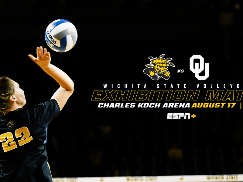Wichita State Volleyball Exhibition Match vs Oklahoma on Thursday, August 17 at 4pm inside Charles Koch Arena