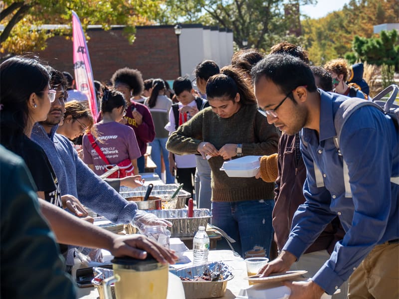 Students attend Interfest hosted by the International Student Union