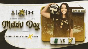 Shocker Volleyball vs Charlotte Match Day; Sept. 23 at 7pm in Charles Koch Arena