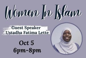Event title 'Women In Islam'