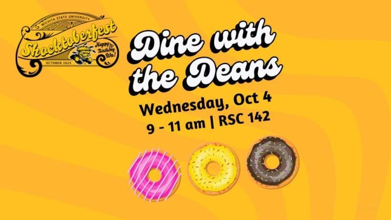 Shocktoberfest Dine with the Deans on Wednesday, October 4 from 9 -11 am at the RSC 142 Harvest Room