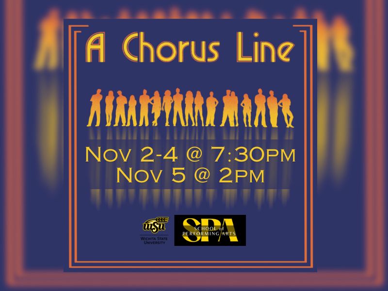 A Chorus Line; Nov 2-4 at 2:00 pm; Nov 5 at 7:30 pm