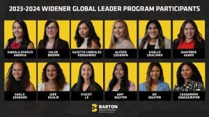 The 2023-2024 Widener Global Leader Program Participants