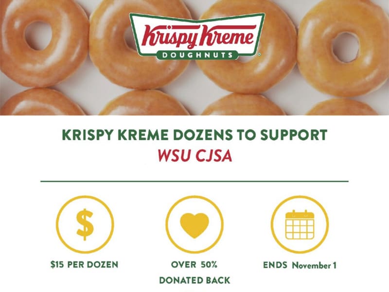 Krispy Kreme dozens to support WSU CJSA