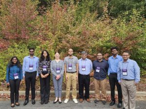 The research group in attendance at the North American Power Symposium in Asheville, NC