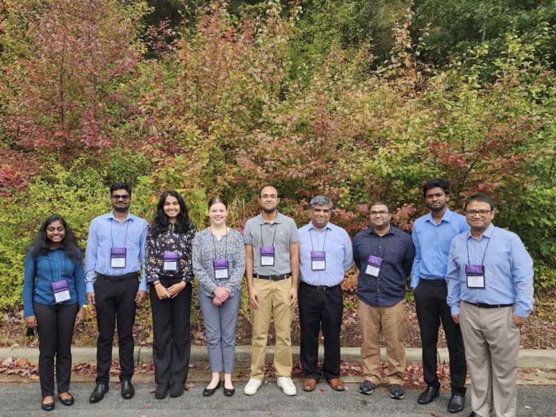 The research group in attendance at the North American Power Symposium in Asheville, NC