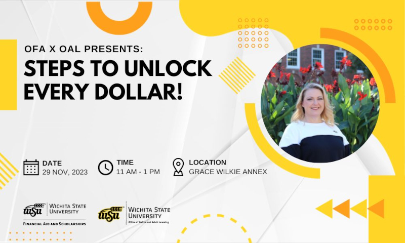 OFA x OAL Presents: Steps to Unlock every dollar! Date: 29 Nov, 2023 Time: 11 AM - 1 PM Location: Grace Wilkie Annex