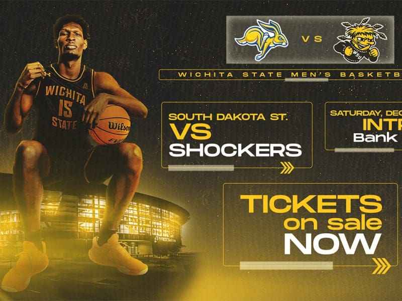 Wichita State Men's Basketball vs South Dakota State; Saturday, Dec. 9 at INTRUST Bank Arena; Tickets on sale now