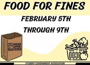 Food for Fines, February 5th through 9th