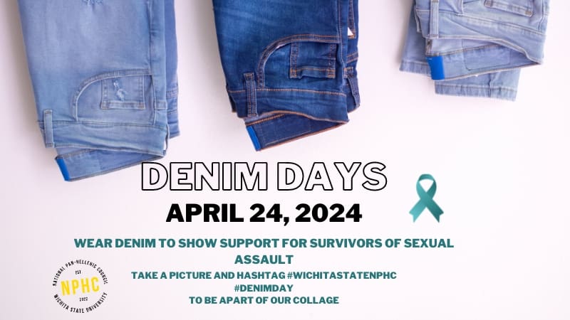 Denim Day is happening this Wednesday, April 24th in support of survivors of sexual assault and standing up against sexual violence.