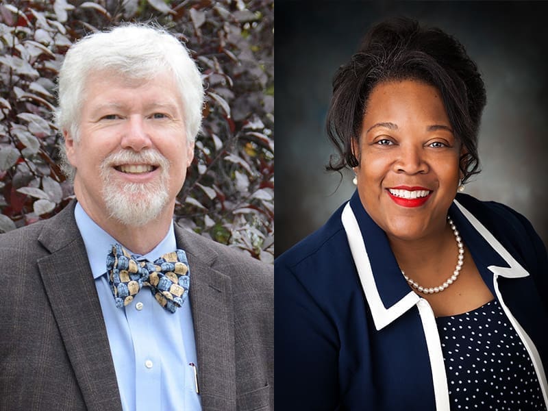 Dean Gregory Hand and Associate Dean Voncella McCleary-Jones