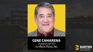 Gene Camarena, president and CEO of La Raza Pizza, Inc.