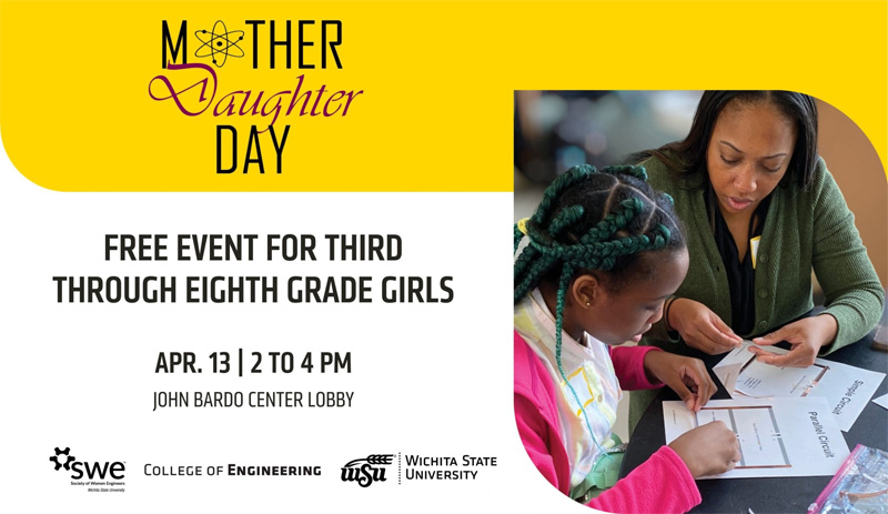 Mother Daughter Day | Free Event for Third Through Eighth Grade Girls | Apr. 13 | 2 to 4 pm | John Bardo Center Lobby