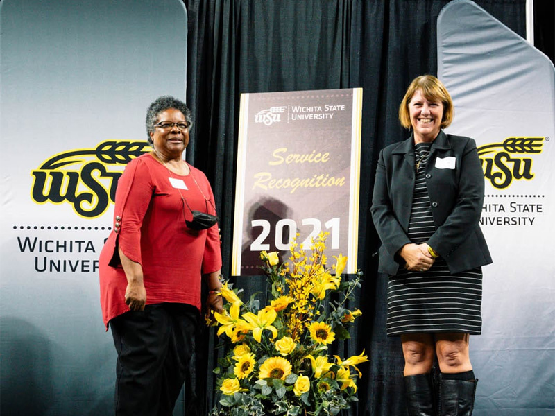 Sonya Cotton is recognized for 30 years of service at WSU