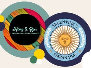 Honey & Rue's and Argentina's Empanadas Logos