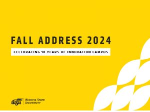 Fall Address 2024. Celebrating 10 years of Innovation Campus