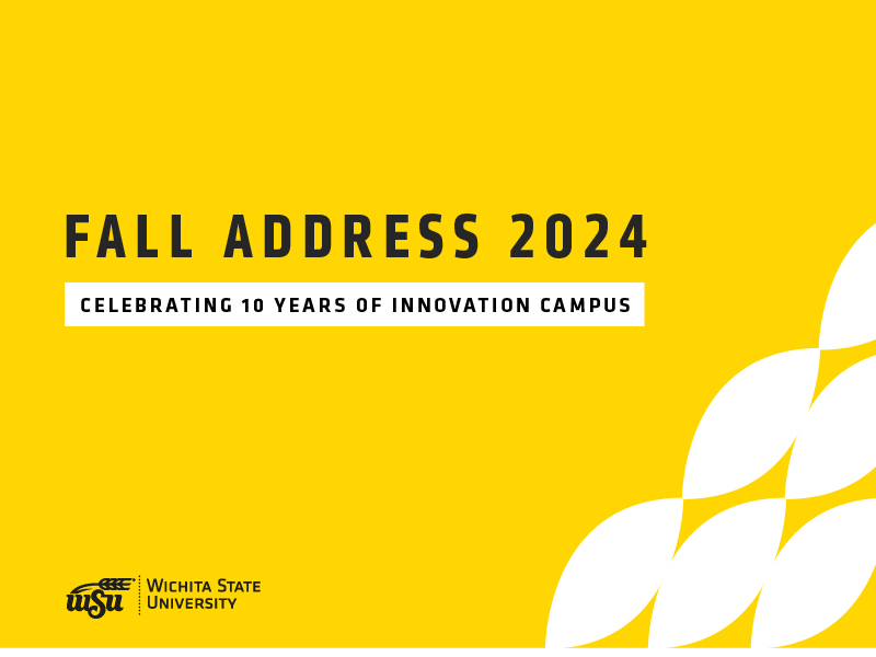 Fall Address 2024. Celebrating 10 years of Innovation Campus