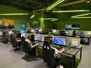 Students participating in the WSU Esports summer camp
