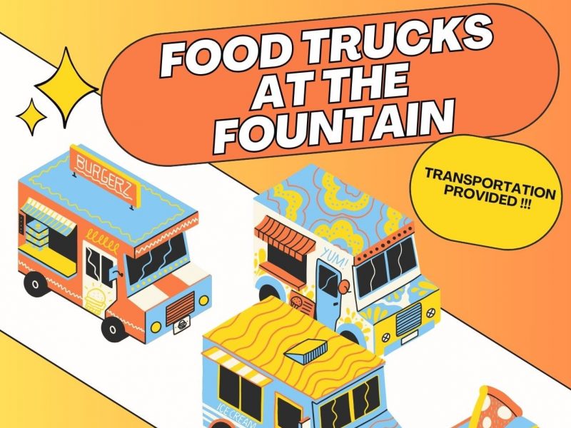 Food trucks at the Fountain on September 27 from 6-9 pm at Wichita Boathouse; 513 S. Wichita, KS. Join Shocker Ventures at Wichita's largest Final Friday Party. With over 18 food trucks, local vendors, yard games, music and more, there is something for everyone. Transportation will be provided for registered attendees. Scan the QR code in the corner to register; this event is free to students with a Shocker ID.