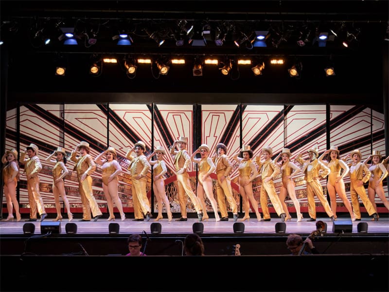 Students in the School of Performing Arts perform on stage