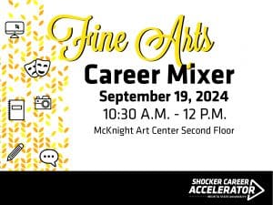 Fine Arts Career Mixer, McKnight Art Center Second Floor, 10:30 a.m. - noon, September 19, 2024